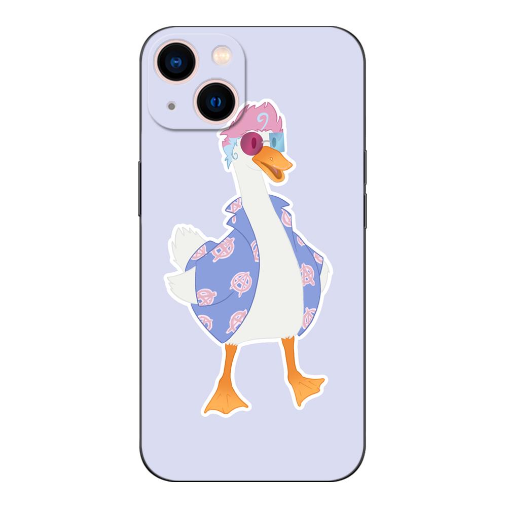Черный чехол TPU для oneplus 8 pro 8t 9 9R Nord 2 ce N10 N100 N200 4G 5G без названия в форме гуся и утки