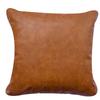 Bed Cushion Cover Solid Color Leather Modern Simple Style Bedroom Living Room Decoration Car Sofa Pillow Case 45x45cm/30x50cm