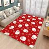 Christmas Theme Soft Carpet, Living Room Bedroom Home Decor Carpet Garden Lawn Carpet Kitchen Kids Bedroom Mat New Year Present