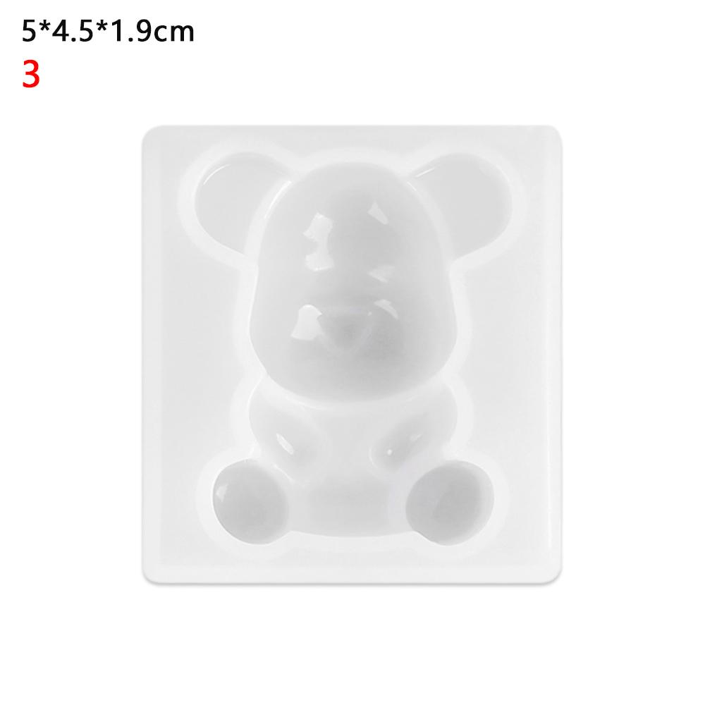 Детские игрушки ручной работы DIY 3D форма для кулона плюшевый мишка силиконовая форма инструмент для изготовления ювелирных изделий