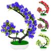 Искусственный цветок розы, дерево, растение в горшке, бонсай, украшение для сада, вечеринки, стола