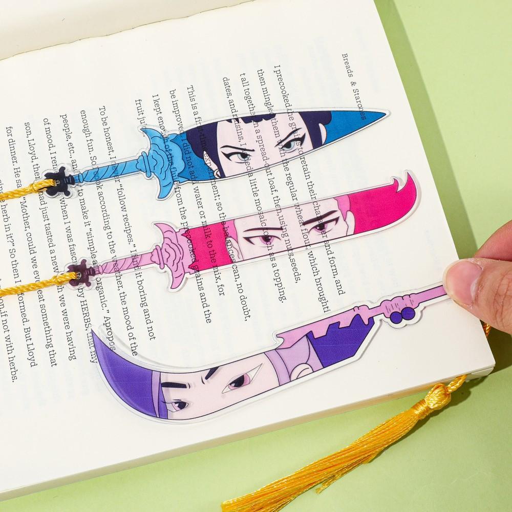 K-Pop Тема Охотники на Демонов Акриловая Кисточка Закладка