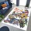 1pc Anime Cat & Dragon Chair Mat: Cute Cartoon Design, Non-Slip Carpet for Office, Home Decor - Perfect Gift for Anime Lovers!Y020