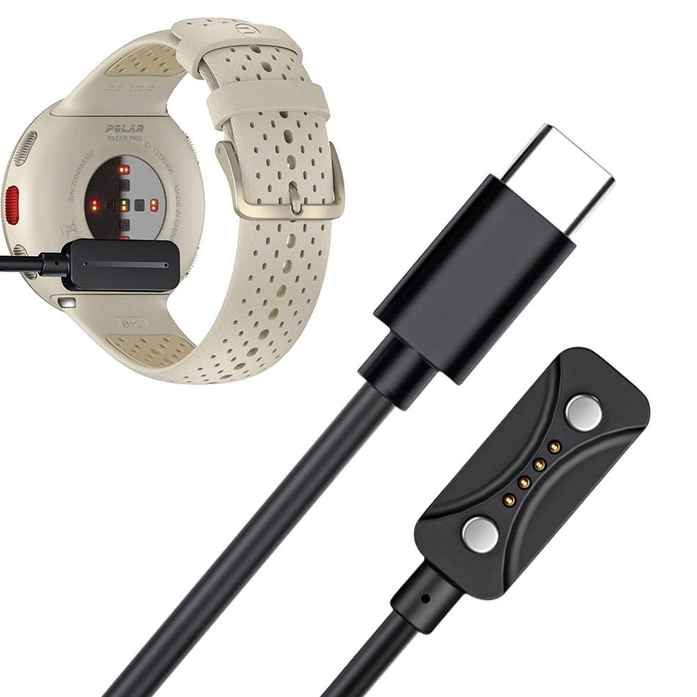 Зарядный кабель USB C, 1 м, шнур зарядного устройства, портативный адаптер питания для Polar Pacer/Polar Pacer Pro, для Polar Ignite 3/ Grit X2 Pro