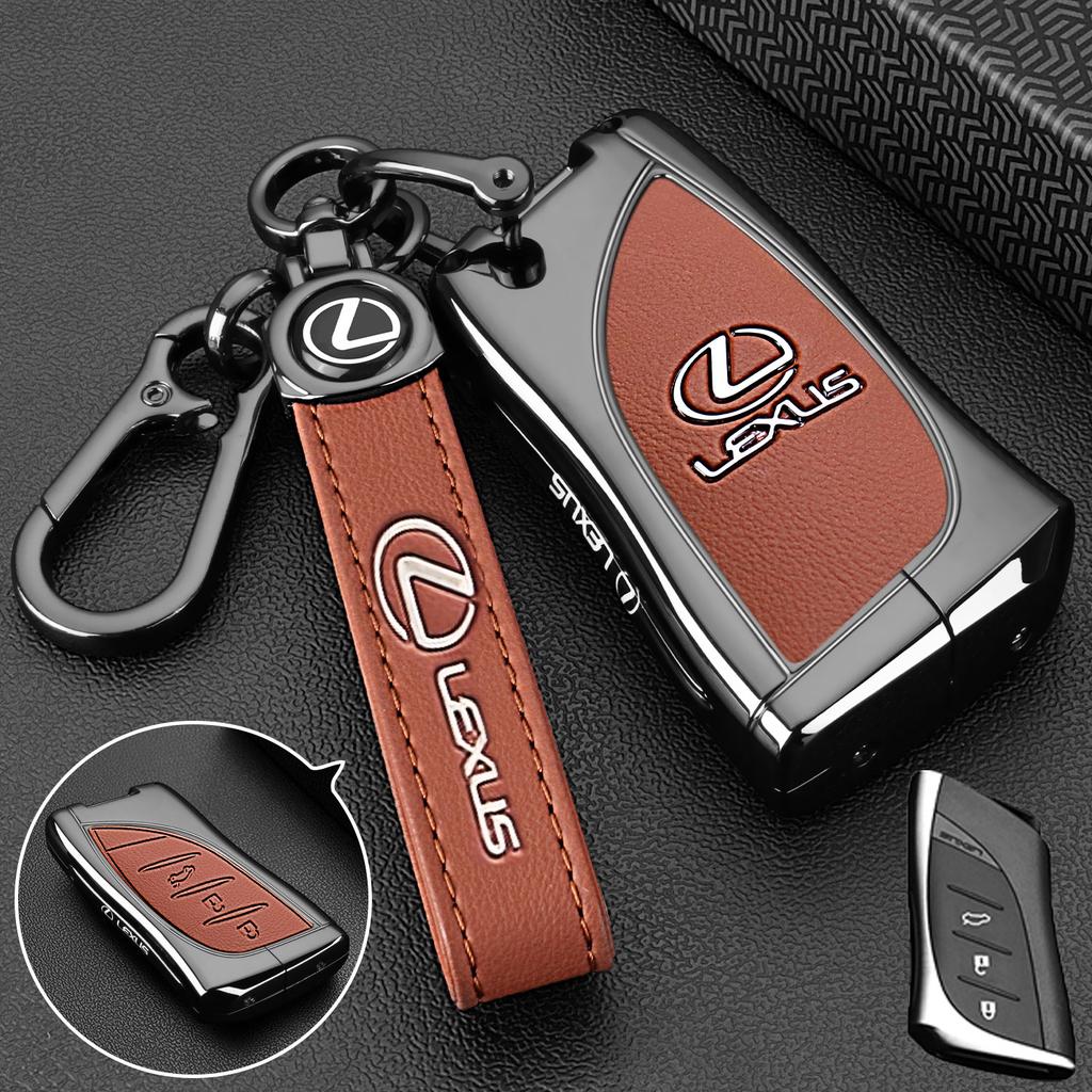 Leather Car Key Case Cover Shell For Lexus NX ES UX US RC LX GX IS GS RX 200 250h 350 LS 450h 460h 260h UX200 ES350 AccessoriesKP2