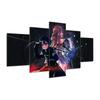 5Pcs Japan Sword Anime Cartoon Decor 5 Pieces Pictures Canvas Poster Room Decor Modern Home Decor No Framed 5 Panel Wall
