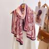 60*170см Двусторонний Роскошный Женский Шарф Шаль Принт Хлопок Лен На Ощупь Мусульманский Хиджаб Обмотка Тюрбан Пашмина