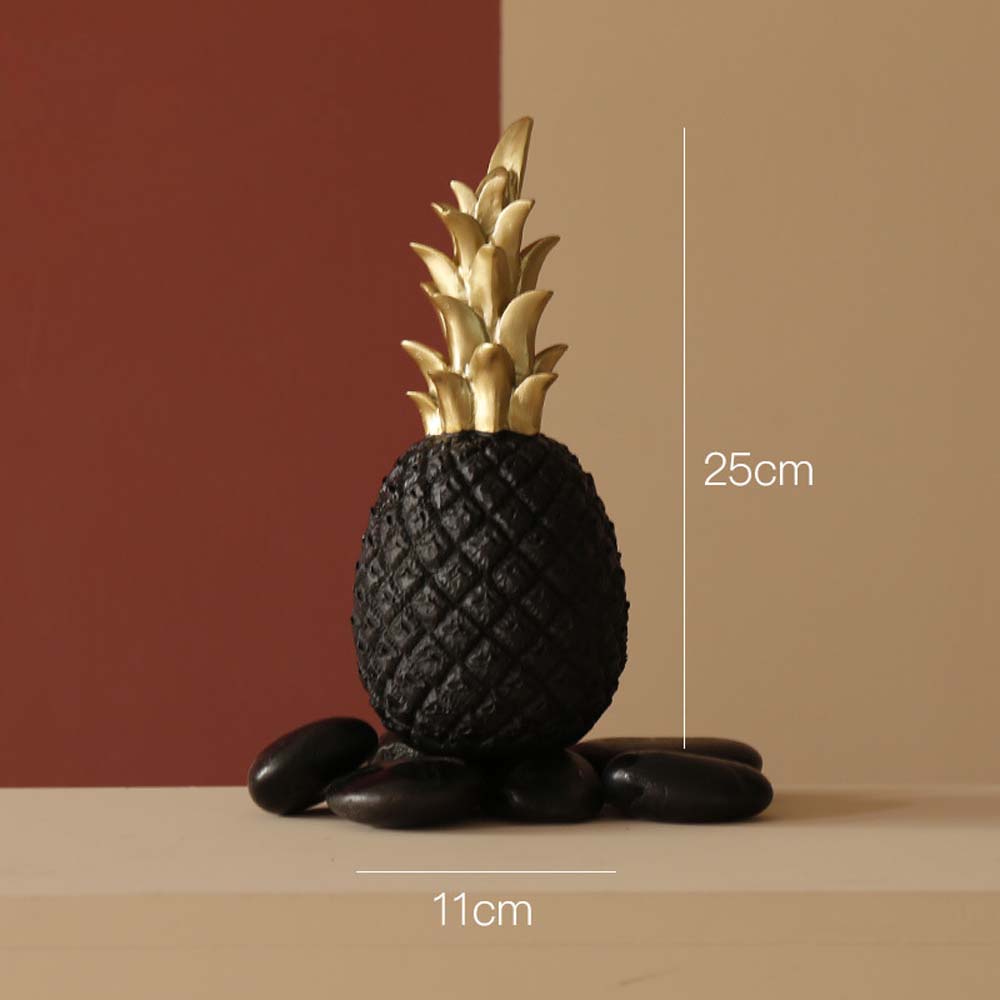 Pineapple Miniatures Resin Crafts Luxury Desk Ornaments Home Desk Decor Decoration Ornaments