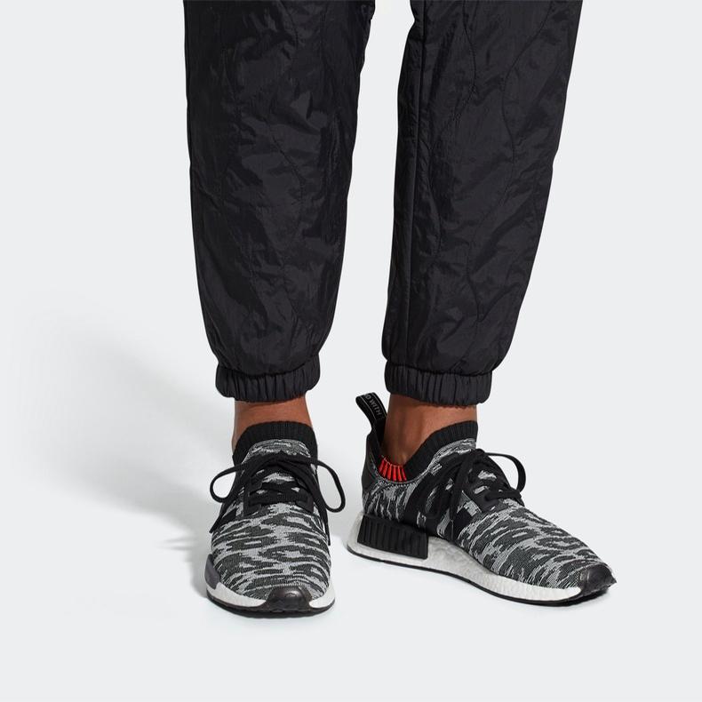 Adidas Originals NMD_R1 Primeknit 'Black Glitch' CQ2444