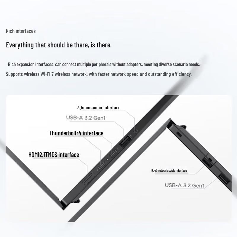 Ноутбук Lenovo ThinkPad T14P 14,5 дюйма с ИИ-производительностью (Китайская версия)