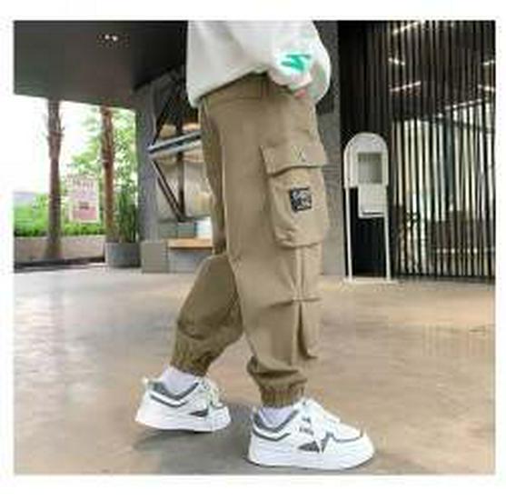 Повседневные брюки из чистого хлопка для мальчиков - Новая коллекция осень-зима 2023 года с бархатом - Для детей и подростков