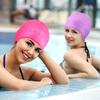 Adults Waterproof Swimming Caps Men Women Swim Pool Cap Long Hair Pool Hat With Ear Cover Protector Diving Equipment