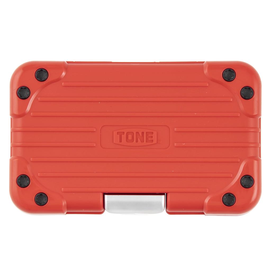 TONE Socket Wrench Bit Set MIX21620P Bit Insertion Red Contents 18 Items &6.35mm (1/4")