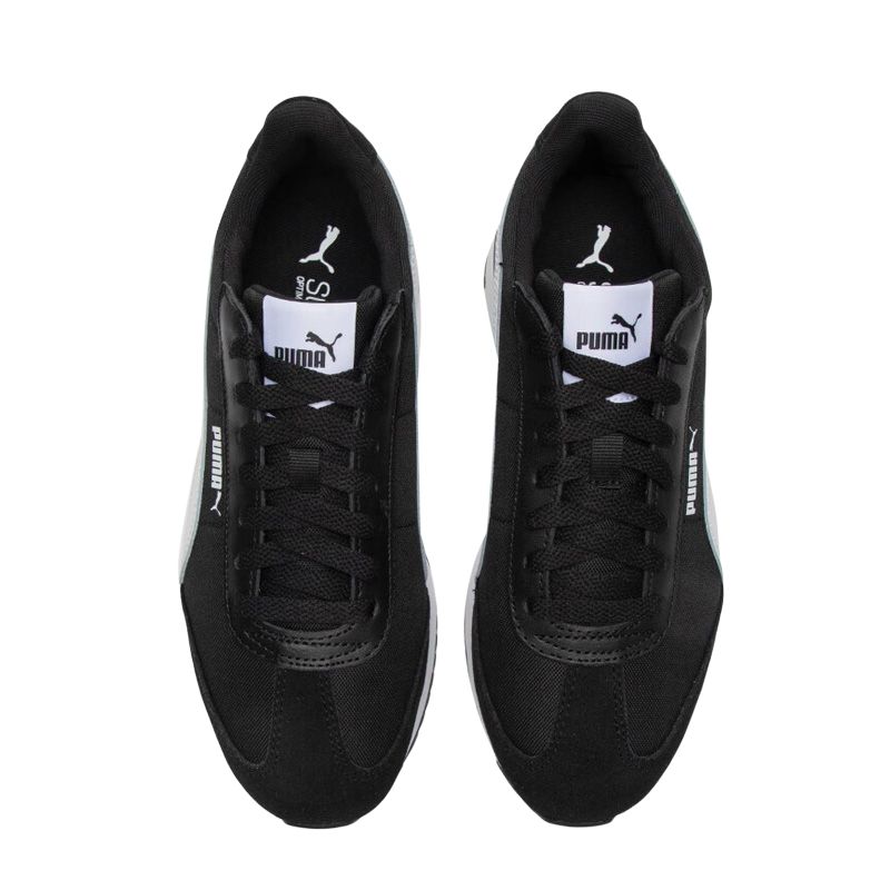 Puma Turin 3 Ткань Синтетическая Кожа Осенняя Мода Универсальные Удобные Низкие Повседневные Кроссовки Унисекс Повседневная Обувь Черный 397149-01