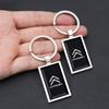 AOU4   1Pcs Zinc Alloy Car Keyring Auto Logo Keychain Pendant Decoration For Citroen C1 DS3 C2 C3 Vts C4 Saxo C4L C5 C6 C8 Xsara C3-XR