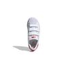 Adidas Originals Superstar Cf C Lace-Up Breathable Low-Top Kids Skate Shoes Kids Sneakers White Red FX7170
