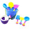 1 Set Children's Beach Sand Toy Set Beach Bucket Watering Can Shovel Rake Mold Beach Toys Kit Summer Water Beach Sand Toy Set