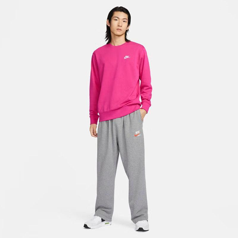 Nike Толстовка Мужская Малиново-красный/Белый BV2667-615