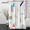 Bathroom Thickened Waterproof Curtain Mildew Proof Shower Curtain Shower Partition Curtain Shower Curtain Bathroom Curtain Free Perforation