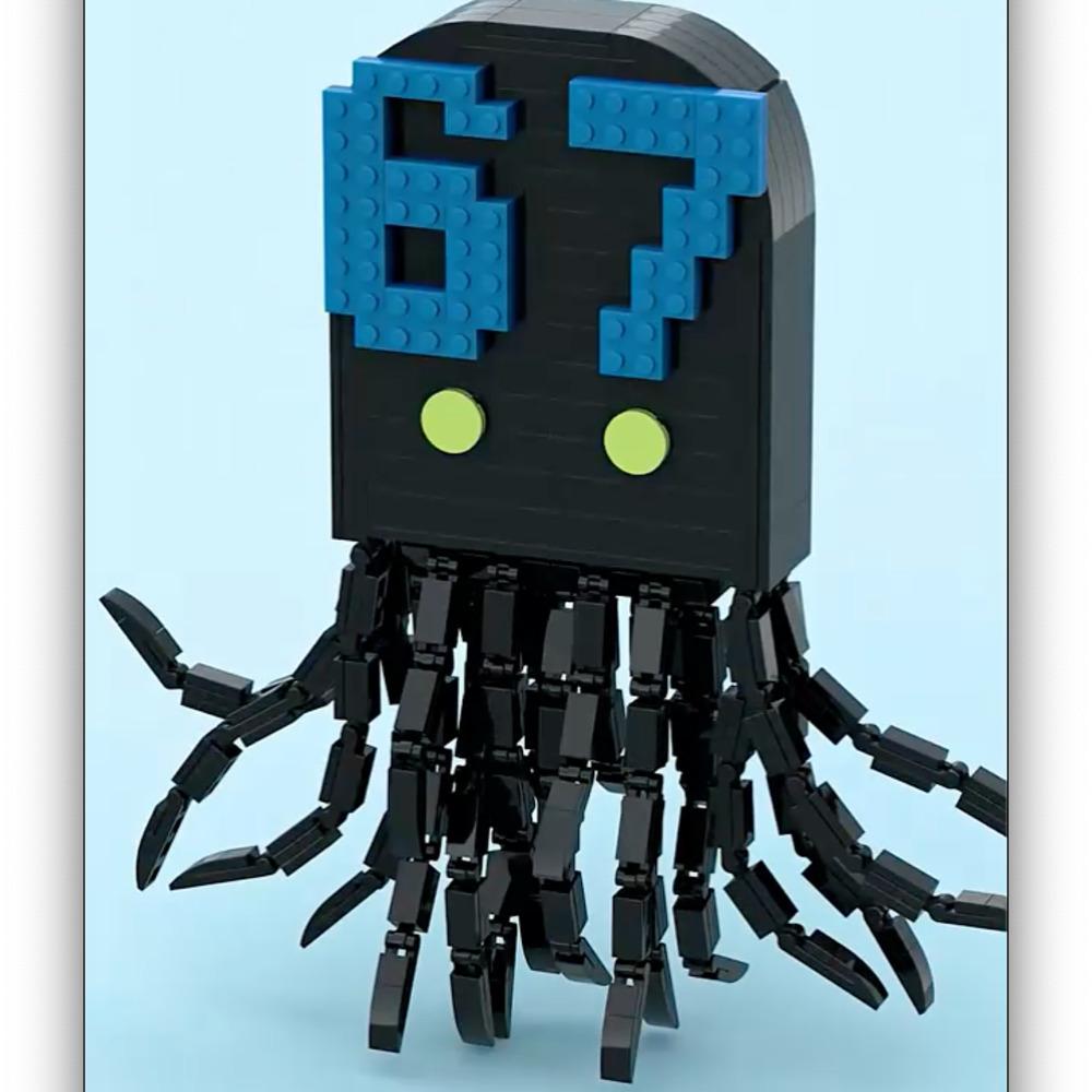 Steal A Brainrot Blocks Итальянский Brainrot Велосипед Chicletera Велосипед 67 Блоков Brainrot Sammy Brainrots Jandel Конструктор