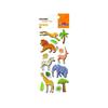 Embossed Stickers with Gold Foil - Savannah Animals
