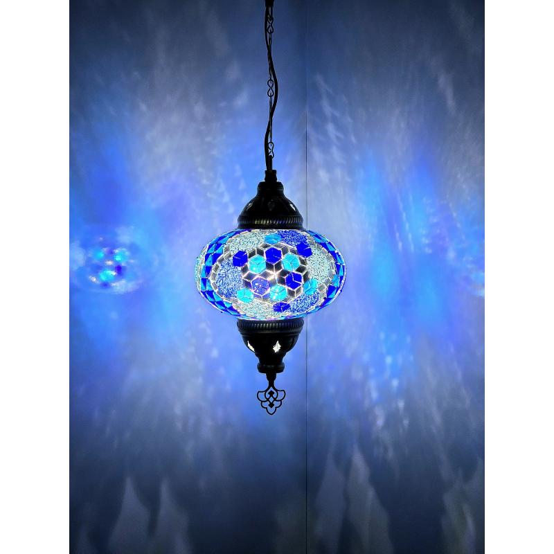 Абажур ручной работы Турецкая марокканская красочная мозаика из стекла Античная лампа Мозаичная лампа Османская аутентичная люстра Старинная лампа Ночная лампа,