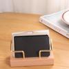 Walnut Wood Wooden Card Holder Tabletop Shelf Card Organizer Natural Cards Display Stand  Manager