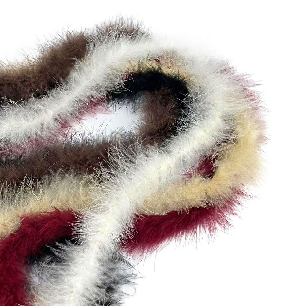 Панк Y2K Меховой пояс Пушистый Хип-хоп Джинсовый пояс Джинсы Брюки Декор Мягкий Плюшевый Пояс