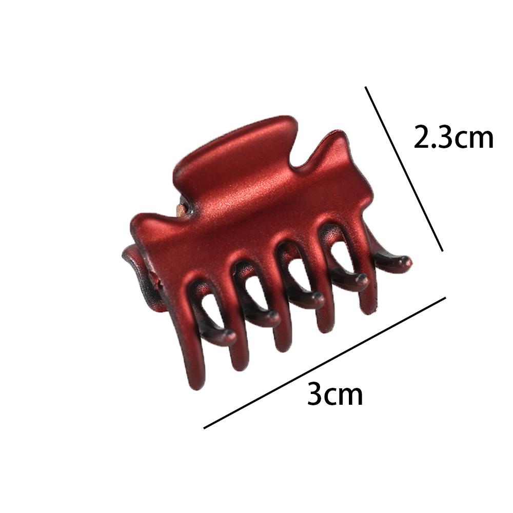 Маленькие мини-пластиковые подарки модные женские зажимы для волос заколка для волос краб зажим для волос