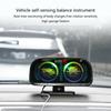 Измеритель наклона HUD Инклинометр со светодиодной подсветкой Автомобильный цифровой дисплей Уровень наклона 12 В Автомобильный измеритель наклона Регулируемая база