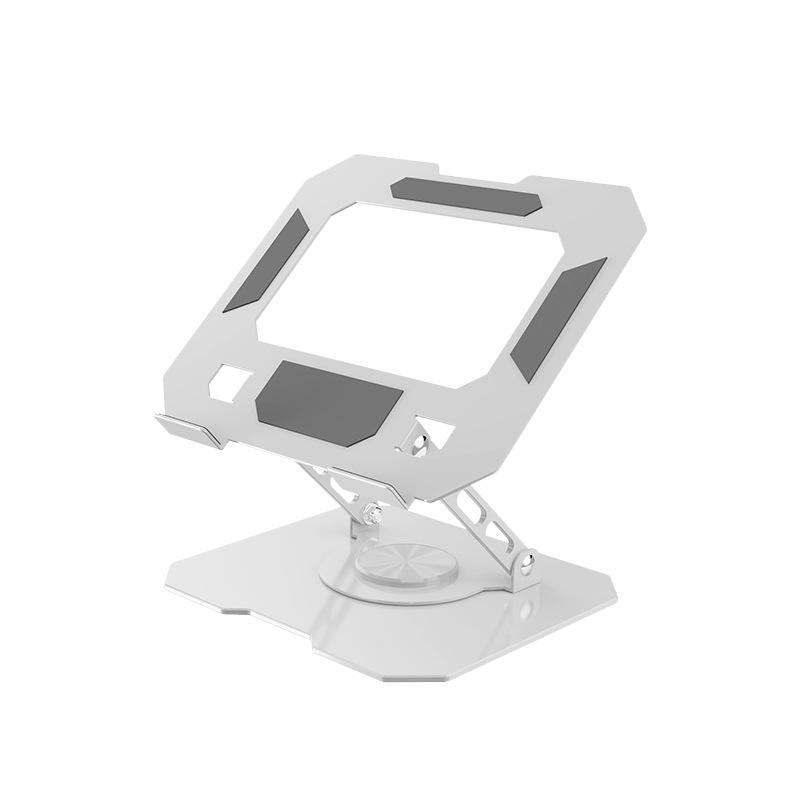 2025 Вращающаяся и Складная Подставка для Ноутбука: Подставка из сплава с функцией плоского, вращающегося монитора для отвода тепла.