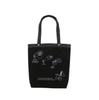 PEANUTS Snoopy PEANUTS Ichizawa Shinzaburo Hanpu Vertical Tote Bag Black