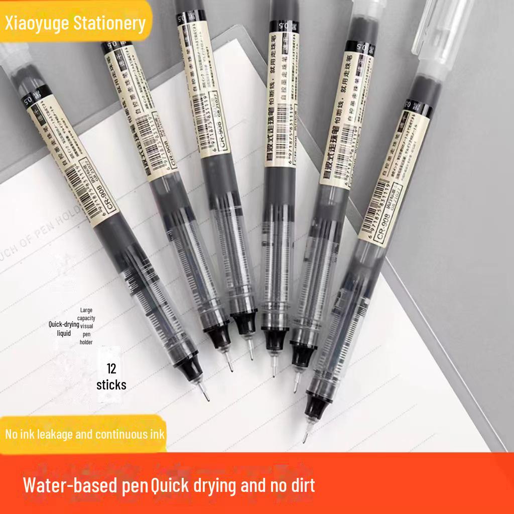 Быстросохнущая гелевая ручка Morning Light с большой емкостью для студентов - дизайн с игольчатым кончиком