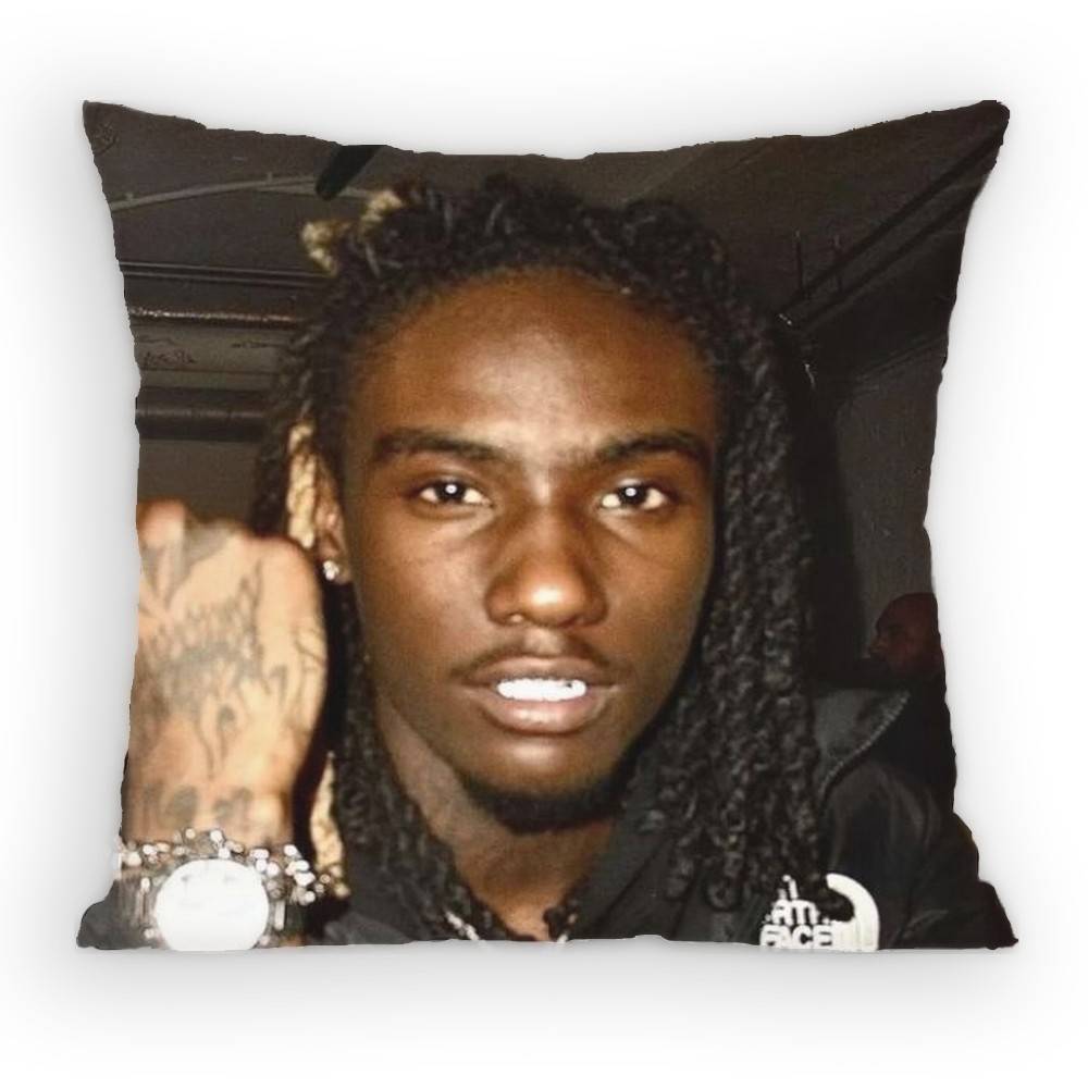 OOsamaSon Rapper Pillow Case Sofa Living Room Bedroom Headboard Backrest Cushion Square Cushion Nap Time