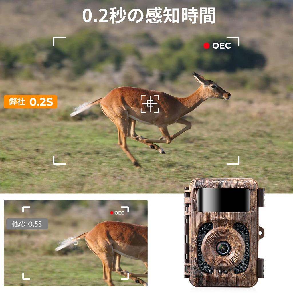 Concept Trail 4K Detection 940nm Invisible Light Infrared Distance Motion IP66 Long Standby Battery Easy for Parking Animal and Animal and Plant