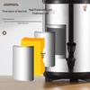 Commercial Stainless Steel Insulated Beverage Dispenser with Faucet