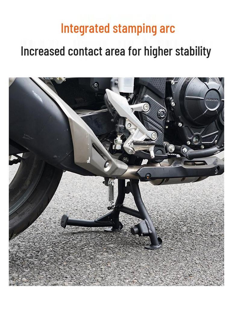 Модификация рамы Honda CB400X/CB500X/NX400/500: стабилизатор рамы, центральная подставка