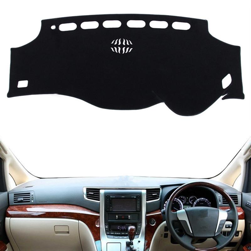 Для Toyota Alphard Vellfire 2008 2009 2010 2011-2017 Коврик на панель приборов Накладка на торпедо Коврик-подкладка Козырек от солнца Ковер на приборную панель Автоаксессуары