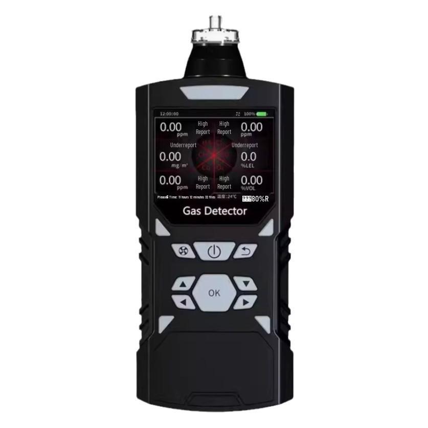 ZY-4X Multi-Gas Detector: Combustible, Oxygen, Toxic Gas Leak Alarm