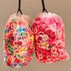 100Pcs Colorful Basic Nylon Ealstic Hair Band Kids Girls Ponytail Holder Ties
