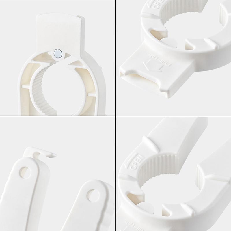 1 шт. открывалка для бутылок, удобная открывалка для консервных банок, многофункциональная, пластиковая, ручная, нескользящая, для консервированных напитков, креативные кухонные гаджеты с откручивающейся крышкой