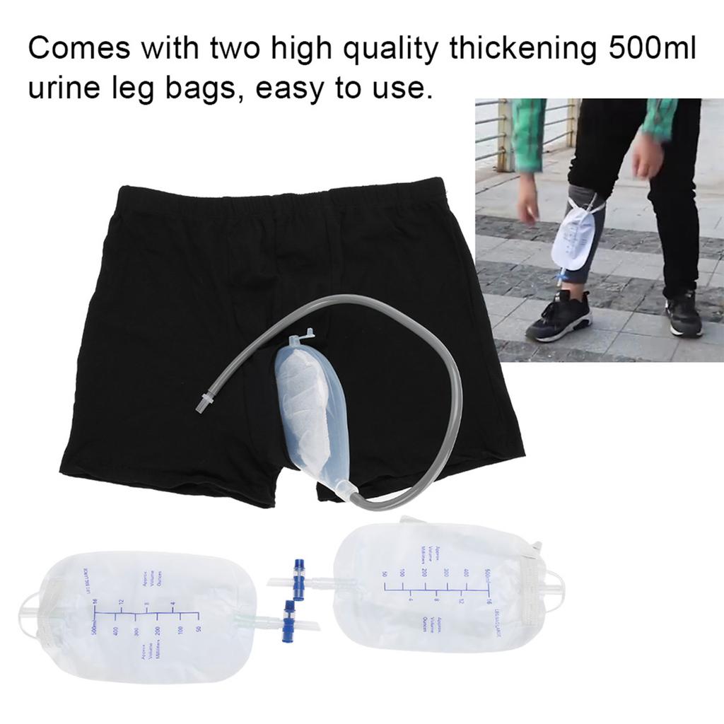 Многоразовый мужской мочеприемник, силиконовая воронка для мочи, держатель для сбора мочи с катетером, маленький