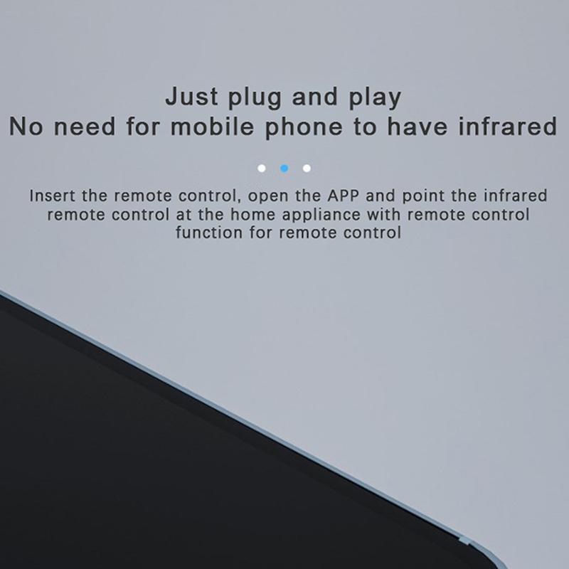 Интерфейс Type C Управление через умное приложение Пульт дистанционного управления мобильным телефоном Беспроводной инфракрасный адаптер для бытовой техники Для телевизора ТВ-приставки