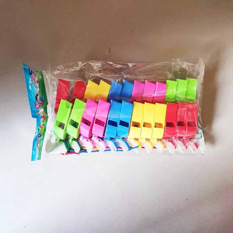 Красочные пластиковые свистки для детей - игрушки для болельщиков и судей для спортивных болельщиков