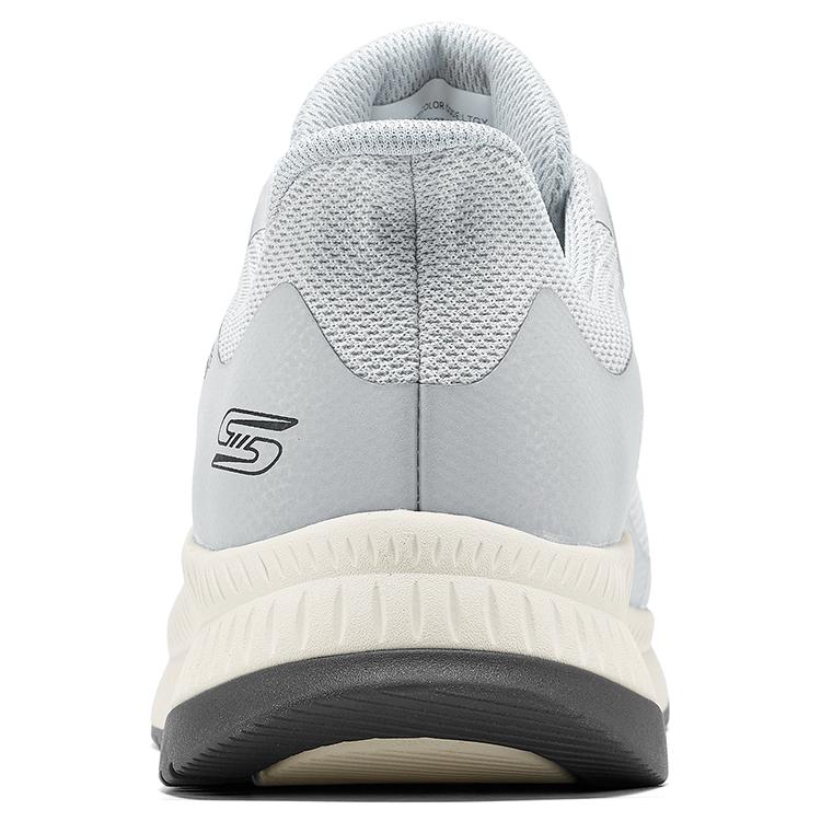 Skechers Bobs Squad 4 Удобные Универсальные Низкие Повседневные Кроссовки Мужские Светло-серые 118423-LTGY