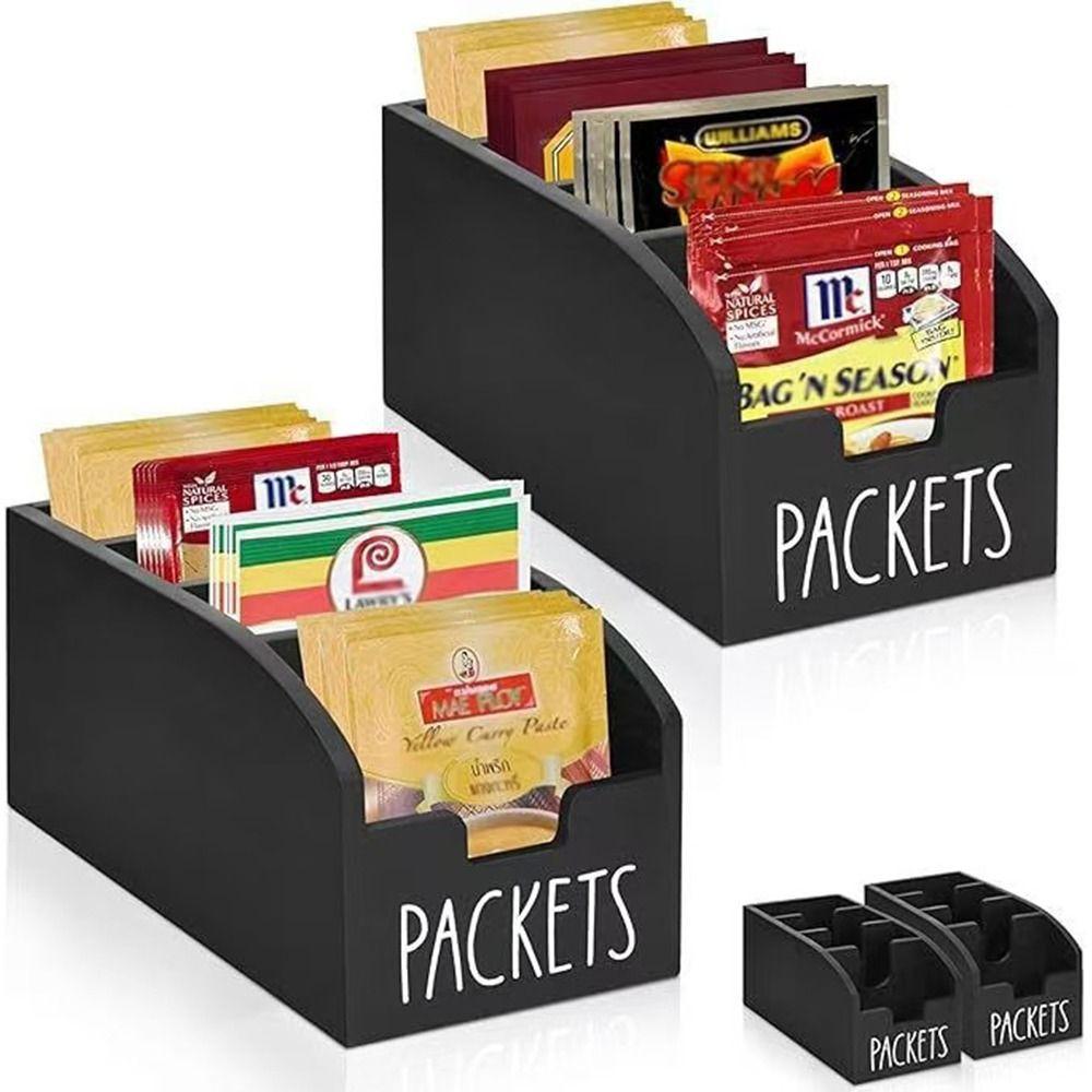 Компактный держатель для чая с приправами, деревянная рамка для хранения хлопьев, кухонные принадлежности