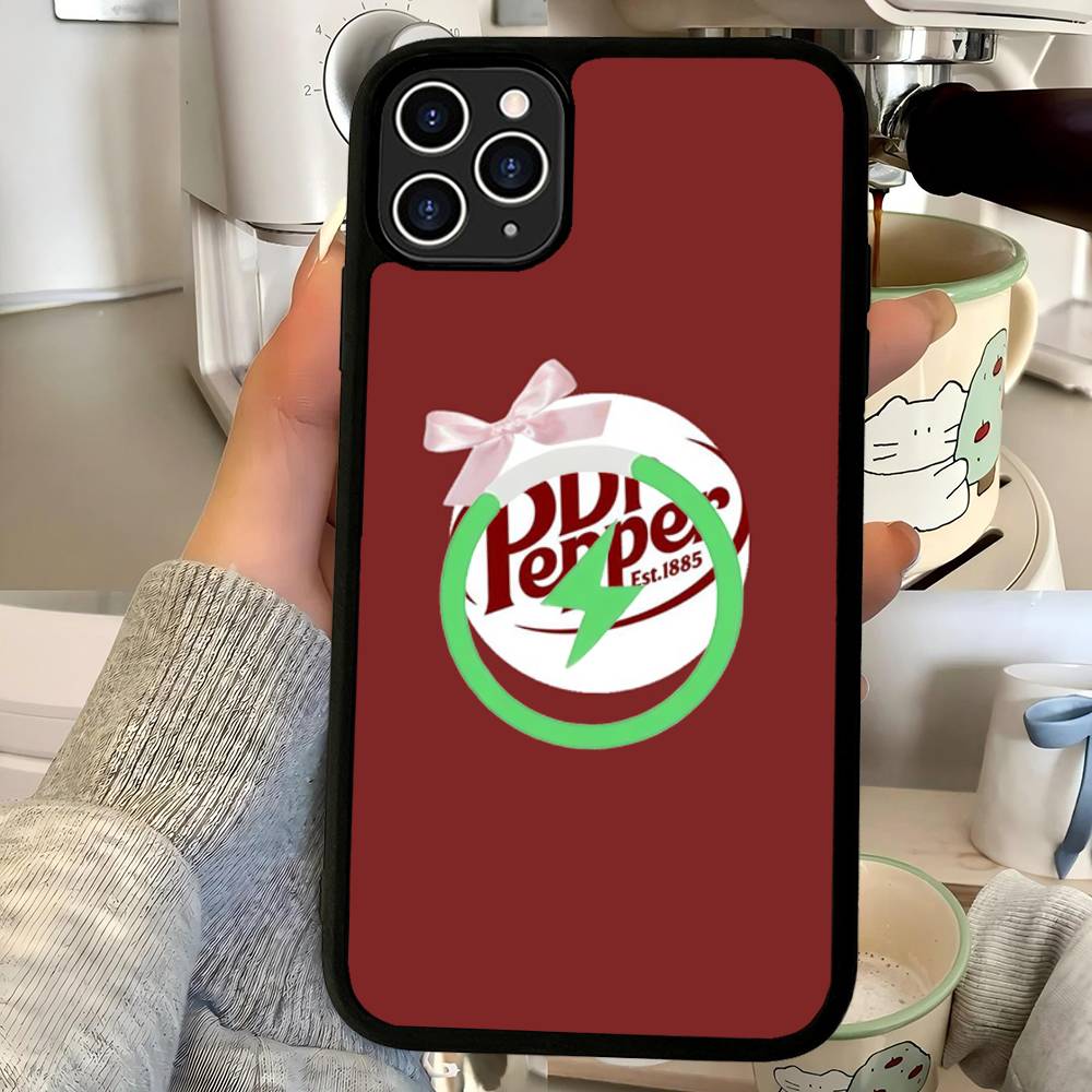 Бренд газированного напитка Dr Pepper Для IPhone 17 Air 16 E 15 14 13 12 11 Pro Max Plus ПК Ударопрочный ТПУ Чехол Для Magsafe Чехол для Телефона