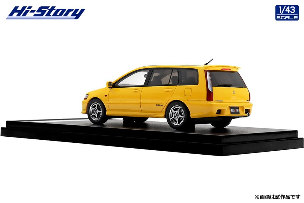 INTERALLIED Hi Story Масштаб Mitsubishi Lancer Cedia Wagon Ralliart Edition Одуванчиково-желтый Готовая модель HS505YE 1/43 (2001)