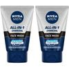 NIVEA, All-In-One, 10x Vitamin C, 100ml (SET OF 2) Face Wash (200 Ml)
