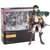Новинка в наличии Атака Титанов Figma Ручная Мобильная Кукла Ливай Эрен Капитан Микаса Коллекционная Фигурка Действия Игрушка Подарок Премиум Качество